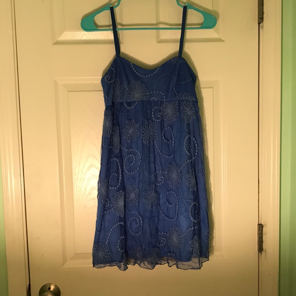 Short Girly Dress with straps, Size 4